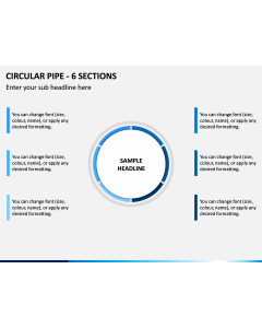 Circular Pipe - 6 Sections PPT Slide 1