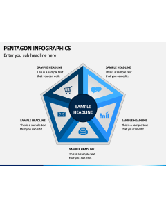 Pentagon Infographics PPT Slide 1
