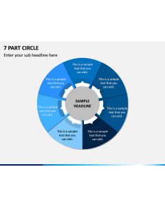 7 Part Circle PPT Slide 1