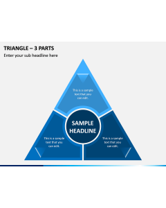 Triangle - 3 Parts PPT Slide 1