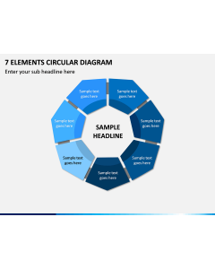 7 Elements Circular Diagram PPT Slide 1