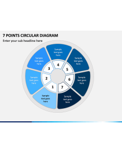 7 Points Circular Diagram PPT Slide 1