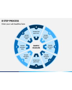 8 Step Process PPT Slide 1