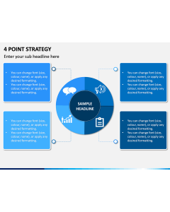 4 Point Strategy PPT Slide 1