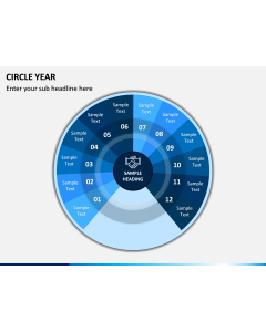 Circle Year PPT Slide 1