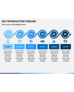 Self Introduction Timeline PPT Slide 1