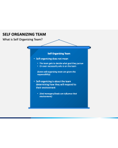 Self Organizing Team PPT Slide 1