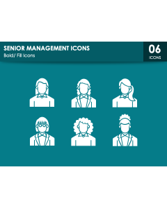 Senior Management Icons PPT Slide 1