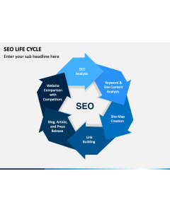 SEO Life Cycle PPT Slide 1
