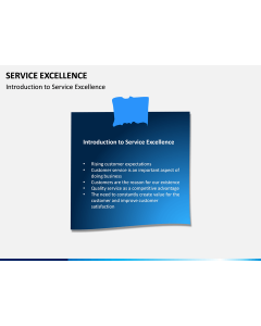 Service Excellence PPT Slide 1
