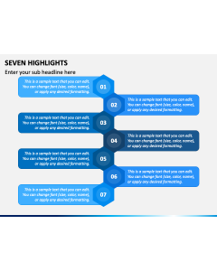 Seven Highlights PPT Slide 1