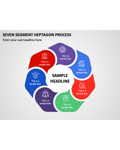Seven Segment Heptagon Process PPT Slide 1