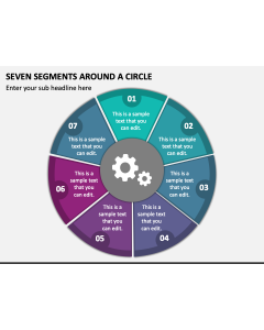Seven Segments around a Circle PPT Slide 1