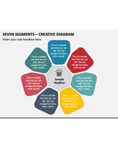 Seven Segments - Creative Diagram PPT Slide 1