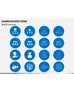 Shareholders Icons PPT Slide 1