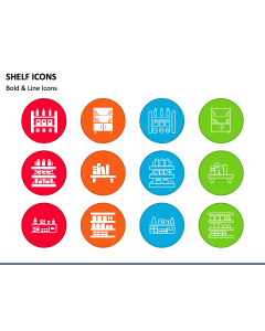 Shelf Icons PPT Slide 1