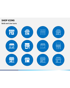 Shop Icons PPT Slide 1