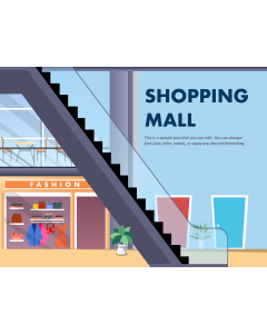Shopping Mall Theme PPT Slide 1