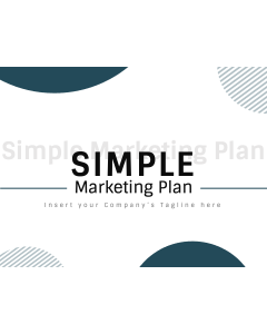 Simple Marketing Plan PowerPoint and Google Slides Template