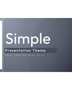 Simple Presentation PPT Slide 1