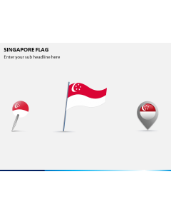 Singapore Flag PPT Slide 1