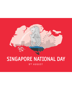 Singapore National Day PPT Slide 1