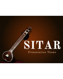 Sitar Theme PPT Thumbnail
