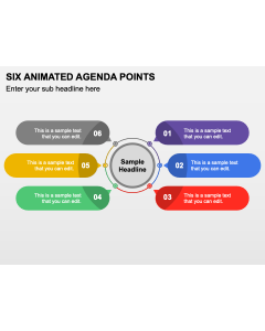 Six Animated Agenda Points PPT Thumbnail