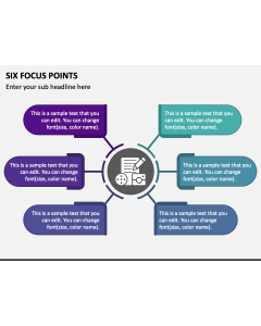 Six Focus Points PPT Slide 1
