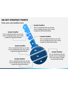 Six Key Strategy Points PPT Slide 1