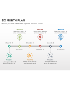 Six Month Plan PPT Slide 1
