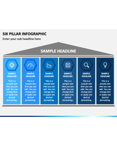 Six Pillar Infographic PPT Slide 1