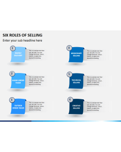 Six roles of selling PPT slide 1