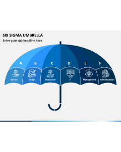 Six Sigma Umbrella PPT Slide 1