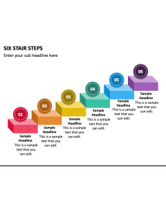 Six Stair Steps PPT Thumbnail