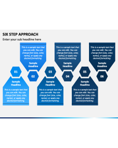 Six Step Approach PPT Slide 1