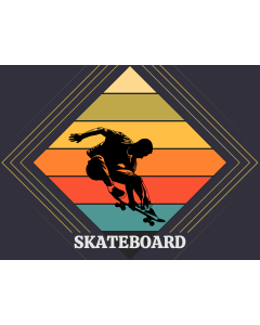 Skateboard Theme PPT Slide 1