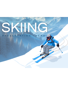 Skiing Theme PPT Thumbnail
