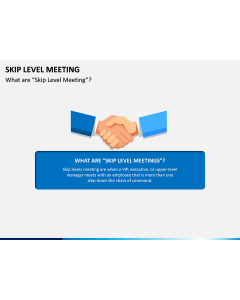 Skip Level Meeting PPT Slide 1