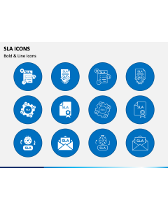 SLA Icons PPT Slide 1