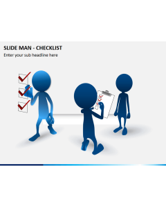 Slide man checklist PPT slide 1