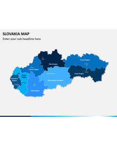 Slovakia map PPT slide 2