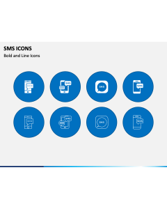SMS Icons PPT Slide 1