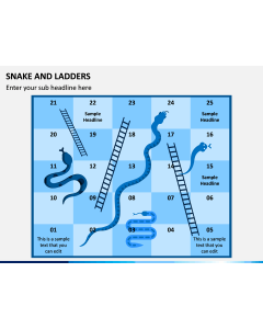 Snake and Ladder Infographics PPT Slide 1