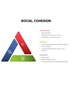 Social Cohesion PPT Thumbnail