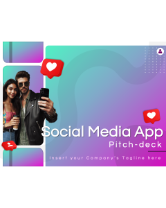 Social Media App Pitch Deck PPT Thumbnail