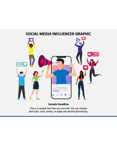 Social Media Influencer Graphic PPT Slide 1