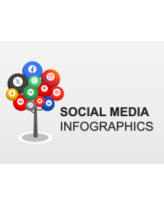 Social Media Infographics PPT Slide 1