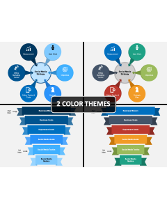 Social Media Strategy PPT Cover Slide