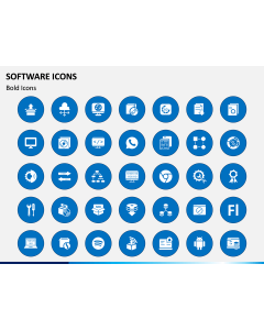 Software Icons PPT Slide 1